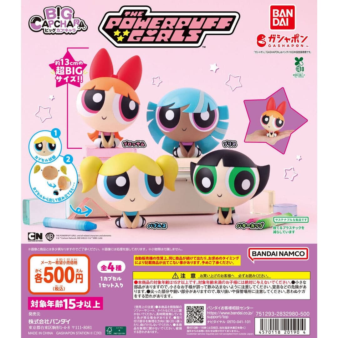 파워퍼프걸 BIG CAPCHARA 캡캬라